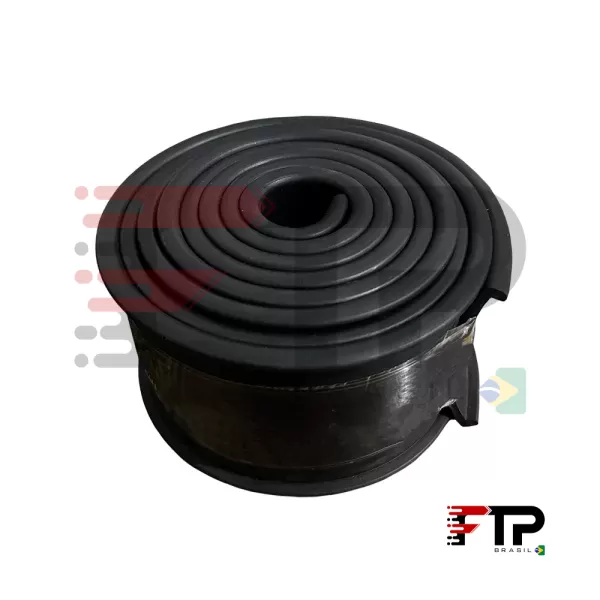 Perfil Borracha Cinta Tanque D-Shape Volvo FH 75X2300mm (TQ1201T)