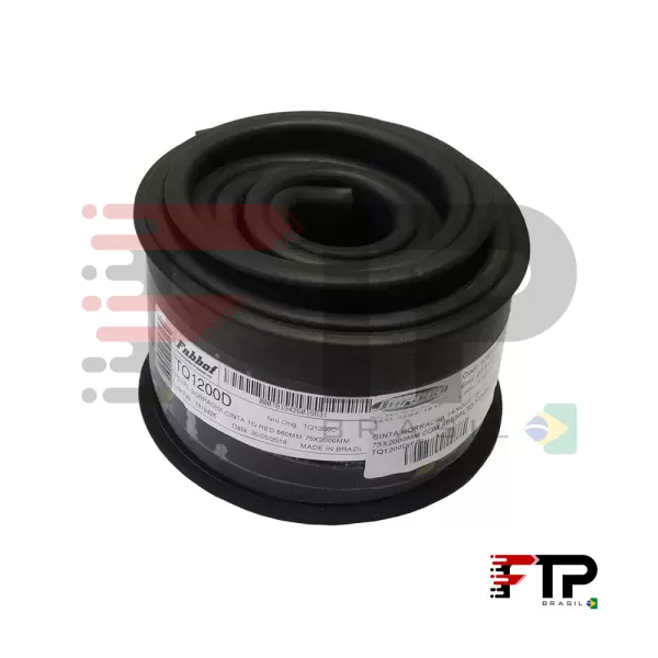 Perfil Borracha Cinta Tanque Scania G/R Redondo 660mm 75X2000mm (2224543)