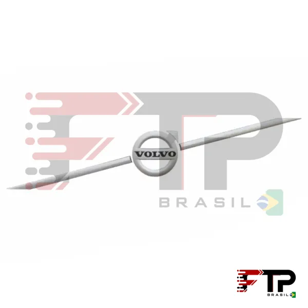 Emblema Transversal Redondo Grade Volvo FM/FH4/VM 2012 Em Diante (82248335)