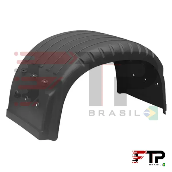 Para-lama Traseiro Inteiro Textura Grossa Cinza Scania Série 5/6 2009 a 2022 (1435075)